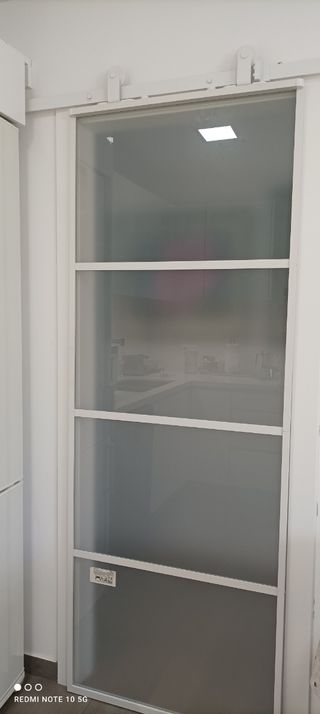 Puerta corredera cristal 76x205cm