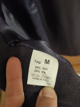 Cappotto Onyx viola - Lana