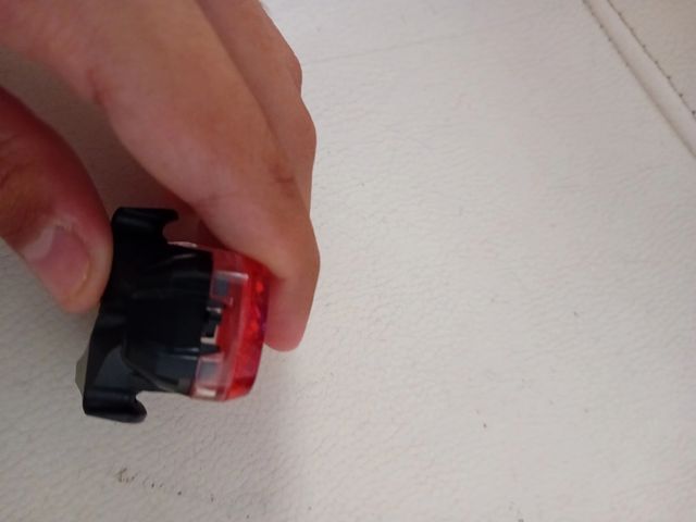 Luz trasera bicicleta roja