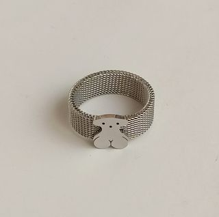 Anillo malla acero.