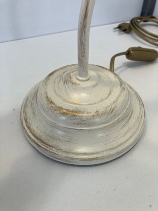 Lampada tavolo metallo avorio/oro
