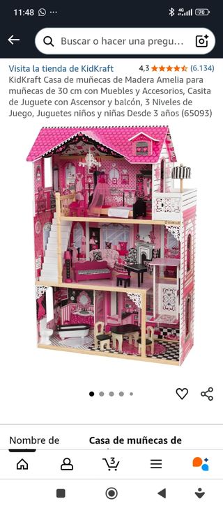 Dollhouse Casa De Juego Kidkraft Sams Club Casa De Juegos Kidkraft
