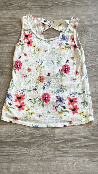 Camiseta tirantes flores