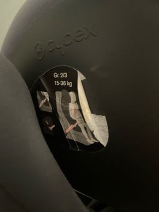 Silla coche Cybex Gold Solution S-Fix Gris & Negro