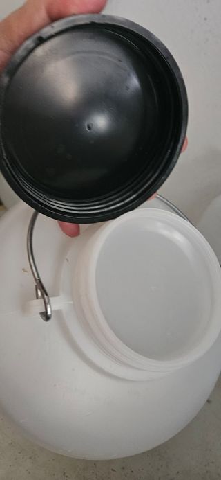 5 Bidones de plástico 10L uso alimentario