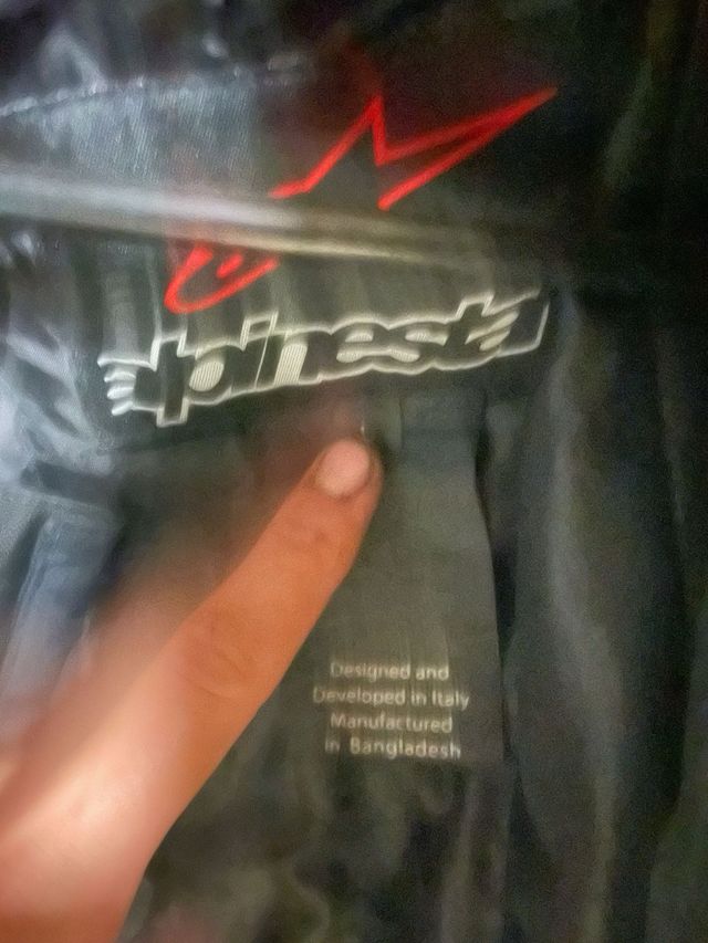 Chaqueta Alpinestars negra talla L