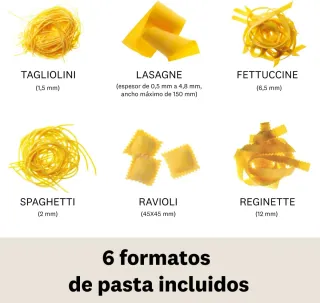 Máquina pasta Marcato profesional con 5 accesoires