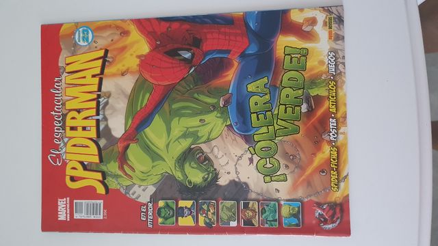 Cómics spectacular spiderman 
5 euros los 3 comic