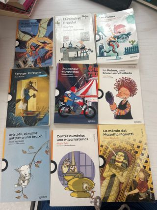 9 libros infantiles y juveniles CATALÁN