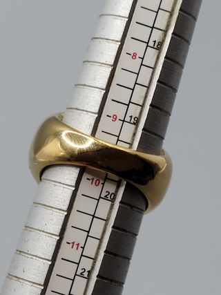 Anillo hoja cannabis dorado