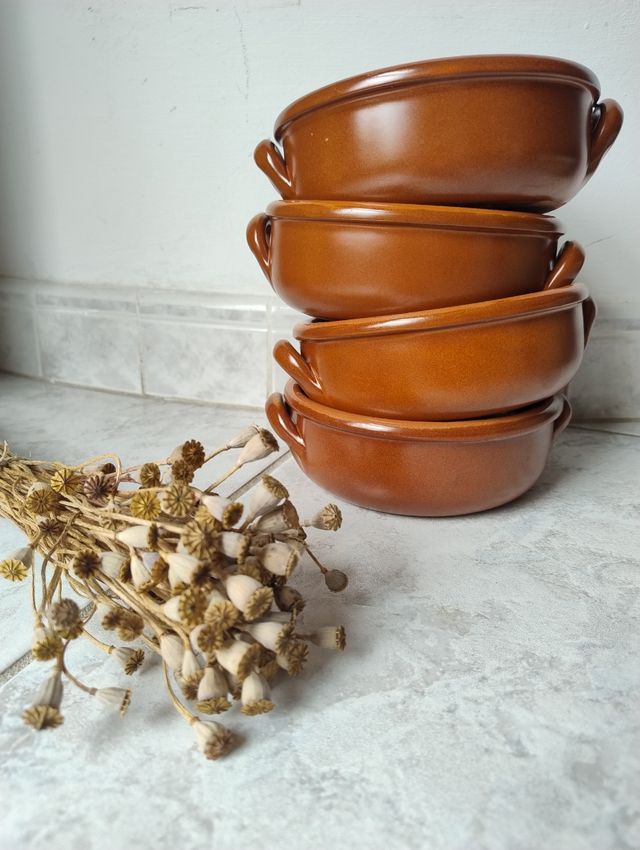 6 Ciotoline Terracotta Marrone