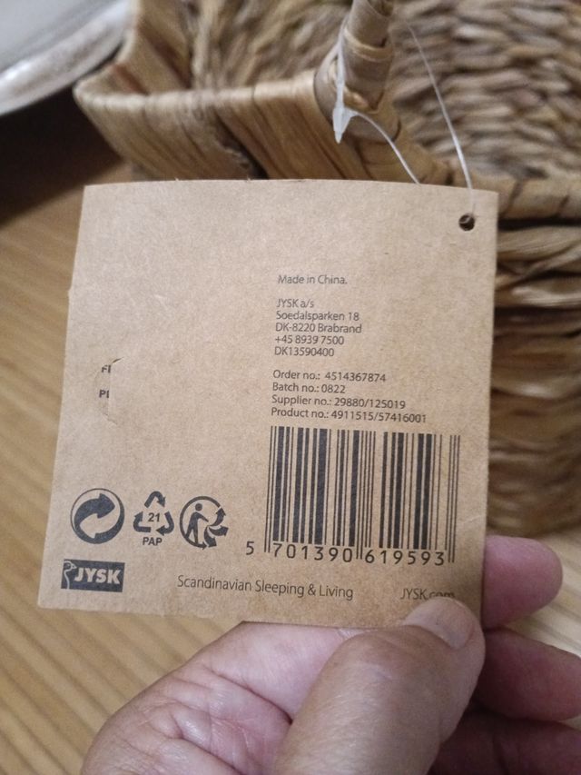 3 Cestos mimbre grandes maceteros arbol Mirar foto