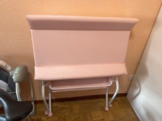 Bañera-cambiador bebé rosa