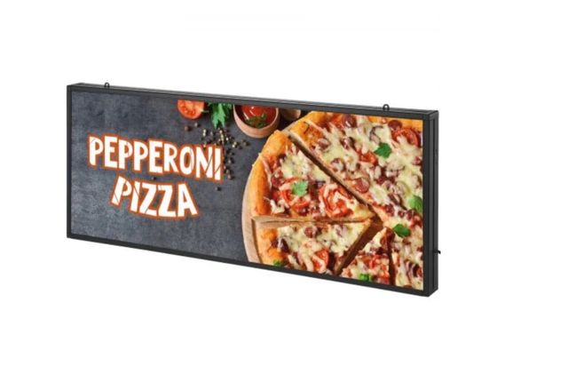 Panel LED publicitario 99x41cm