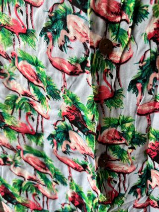 Camisa hawaiana flamencos Brasil