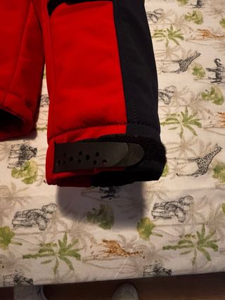 Chaqueta moto Armure roja-negra