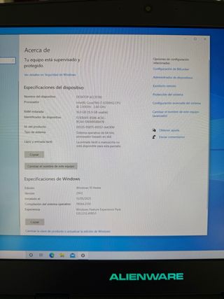 Portátil Alienware 17R3 negro