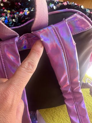 Mochila lentejuelas Claire’S