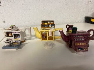 3 Teteras vintage de cocina única