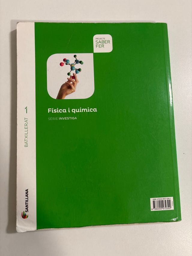 Física I Química, 1 Batxillerat