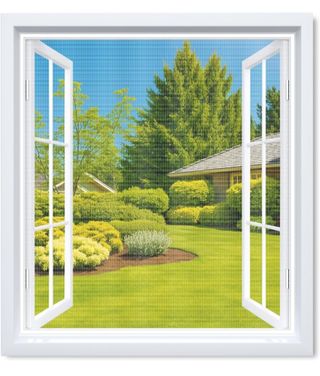 Mosquitera ventana autoadhesiva 150x180 blanca