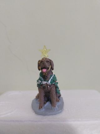 Figura perro árbol Navidad