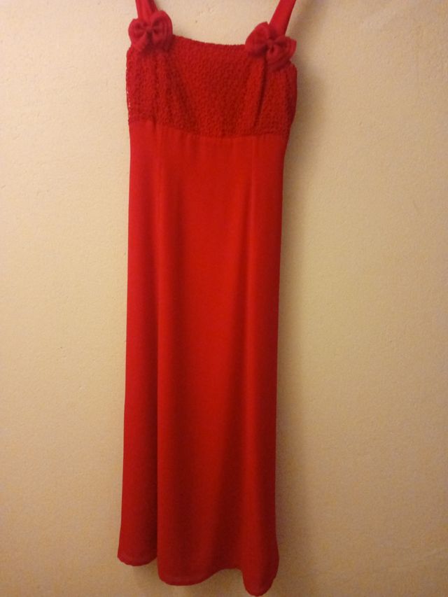 Vestido rojo fiesta