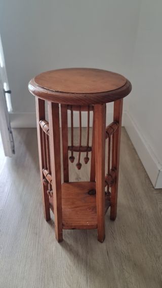 Mesita madera vintage 22cm