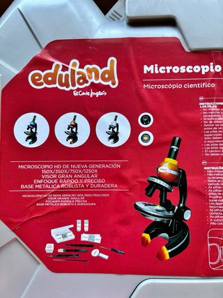 Microscopio Infantil Eduland 750x