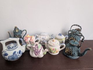Mini teiere: 8 pezzi