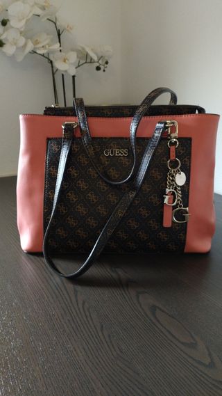 Borsa Guess - Marrone Rosa
