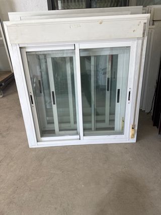 Ventana corrediza aluminio blanca
anch 125 alt 130