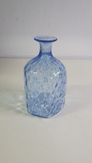 Bottiglia vetro Murano blu