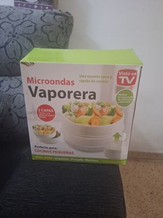Vaporera Microondas 2 Capas