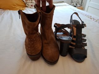 Botas y sandalias tacón 39-40