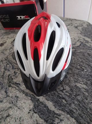 Casco bici TKX - Rojo y Blanco