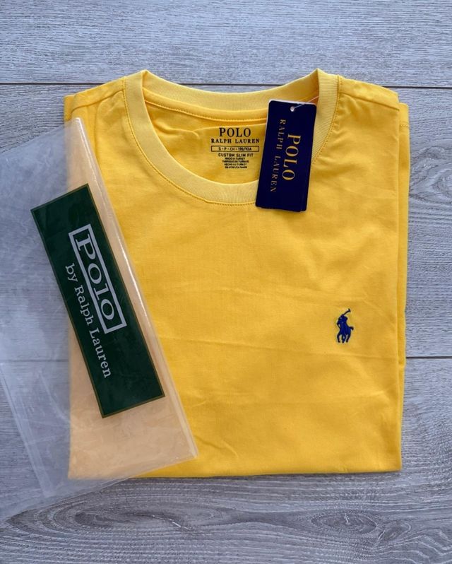 Camiseta Polo Ralph Lauren amarilla - Talla S