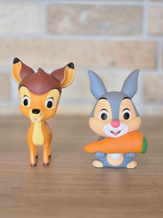 Figuras Bambi y Tambor Disney
