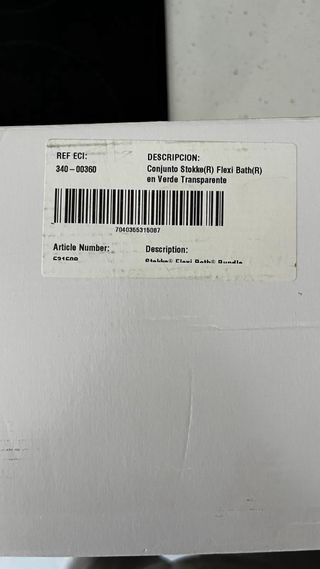 Bañera Stokke Flexi Bath + soporte recién nacidos