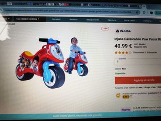 Moto cabalcable Paw Patrol Ride-On