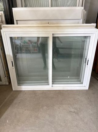 3 Ventanas corredizas aluminio blanco
anc148alt108