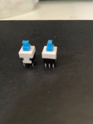 2 mini interruttori a levetta