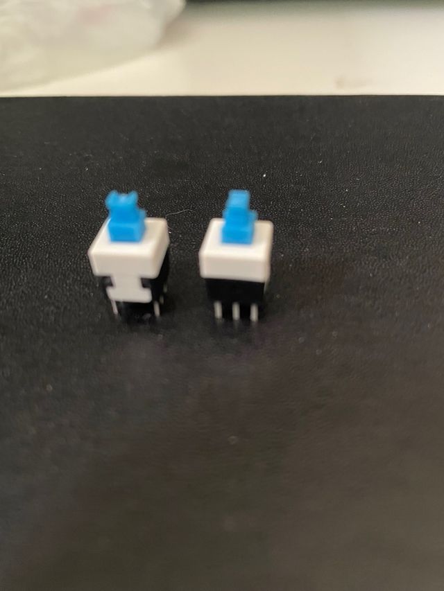 2 mini interruttori a levetta