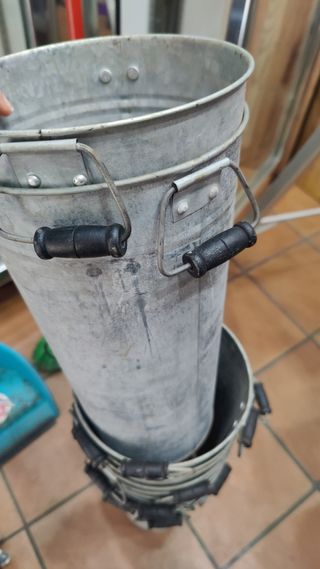 Cubos metálicos grises - Lote de 14