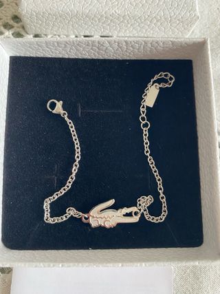 Pulsera Lacoste mujer plata