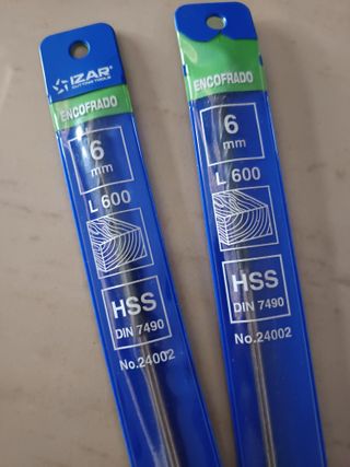 2 Brocas madera Encofrado Izar 6x600mm