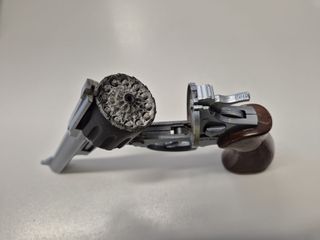 Pistola de juguete metálica de petardos (12 tiros)