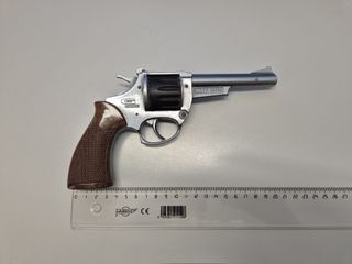 Pistola de juguete metálica de petardos (12 tiros)