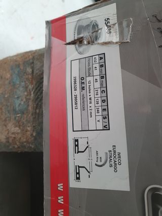 Disco freno CASAL Iveco 55486