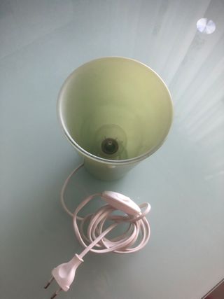 Lámpara pie verde IKEA